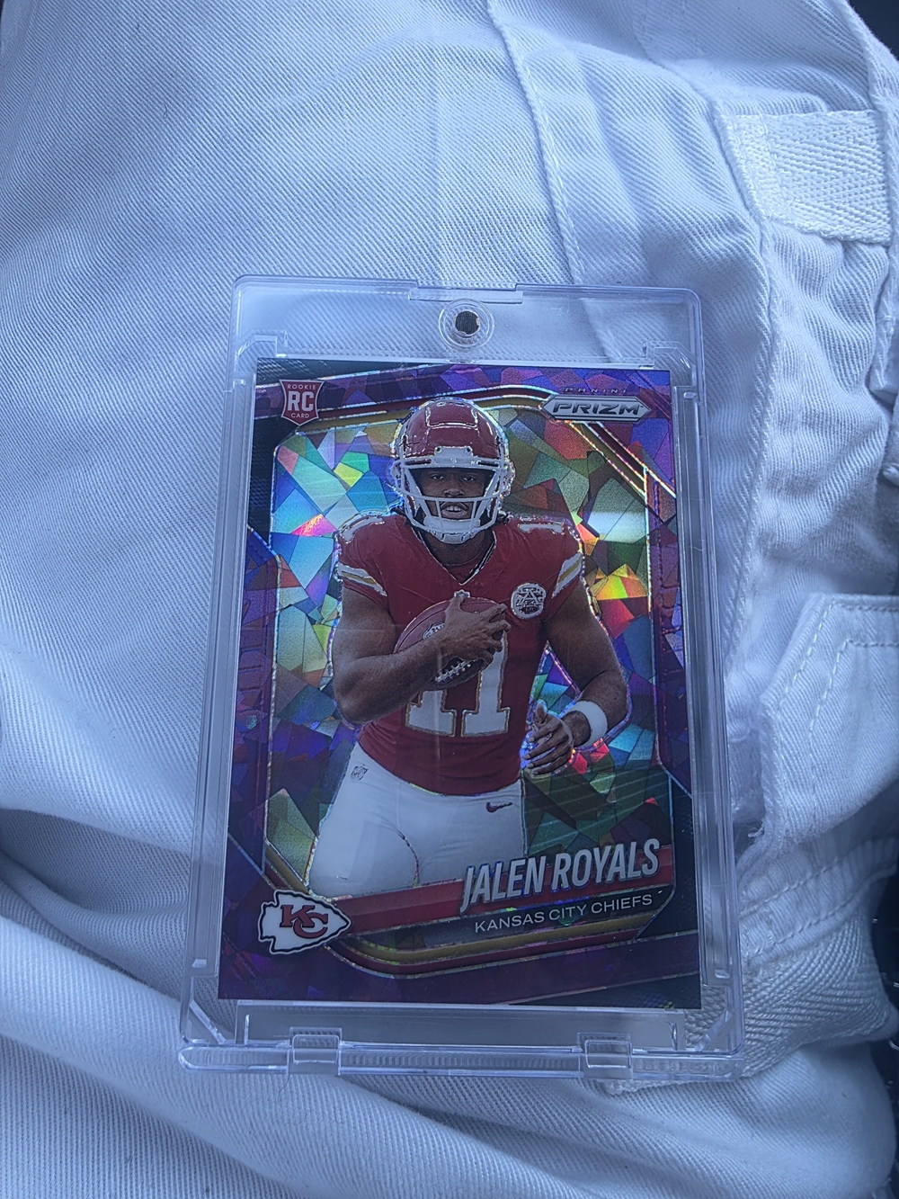 Jalen Royals # (54/225) Kansas City Chiefs Prizm Rookie Football Card - Red